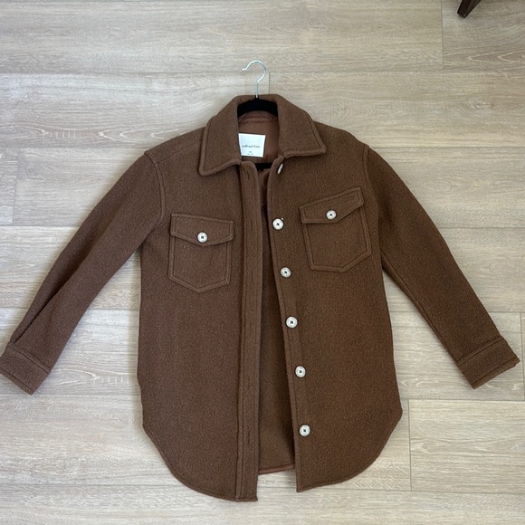 Wilfred Jackets & Blazers - Wilfred The Ganna Brown Shirt Jacket